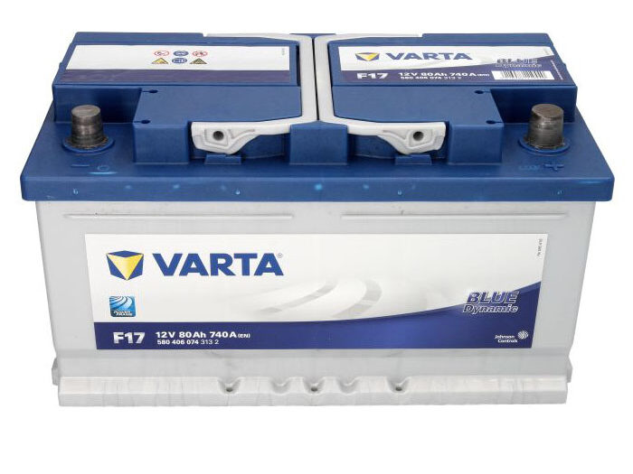 Akumulator VARTA 80Ah/740A 12V Blue Dynamic D+