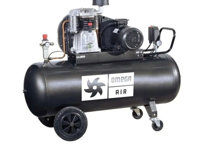 Klipni kompresor sa remenom JPN 410/200 200L-Proair