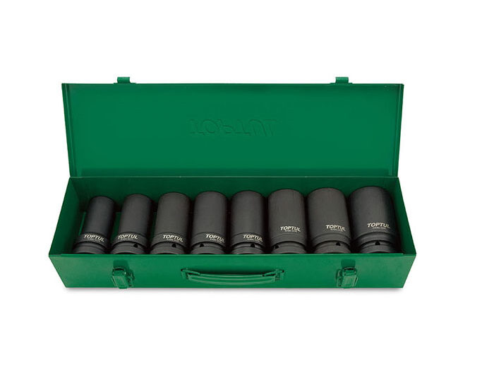 Set udarnih gedora 1" - TOPTUL GDAD0804