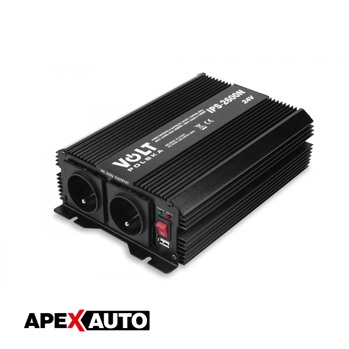 Pretvarač napona 24/230V 1300-2600W Volt Polska