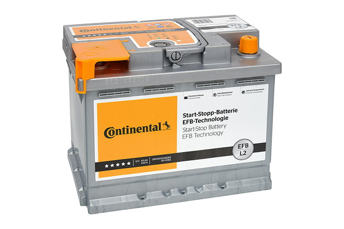 Akumulator Continental 60Ah 640 A D+ EFB Start Stop