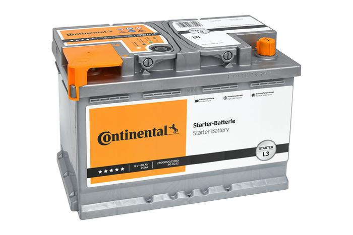 Akumulator Continental 80Ah 750 A D+