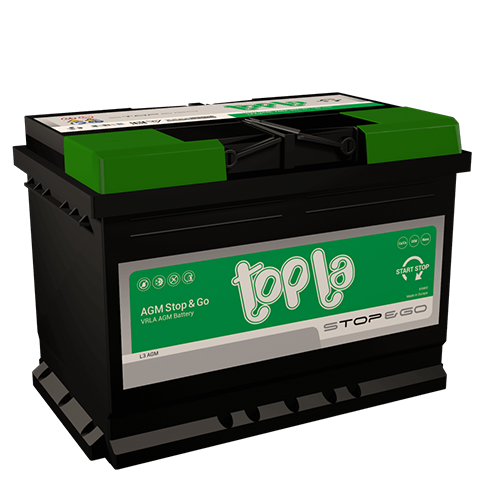 Akumulator Topla 70Ah 760 A D+ AGM Start Stop