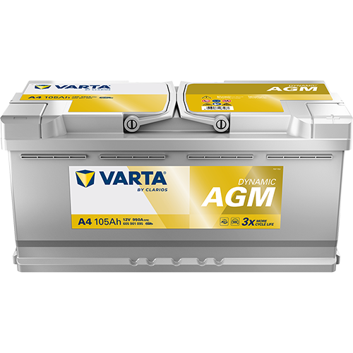 Akumulator Varta 105Ah 950 A D+ AGM Start Stop