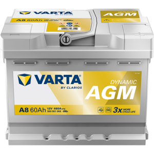 Akumulator Varta 60Ah 680 A D+ AGM Start Stop