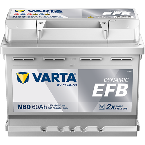 Akumulator Varta 60Ah 640 A D+ EFB Start Stop