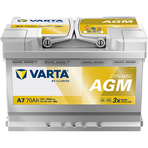 Akumulator Varta 70Ah 760 A D+ AGM Start Stop