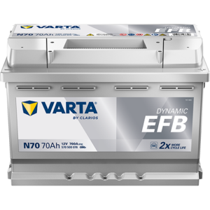 Akumulator Varta 70Ah 760 A D+ EFB Start Stop