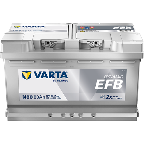 Akumulator Varta 80Ah 800 A D+ EFB Start Stop