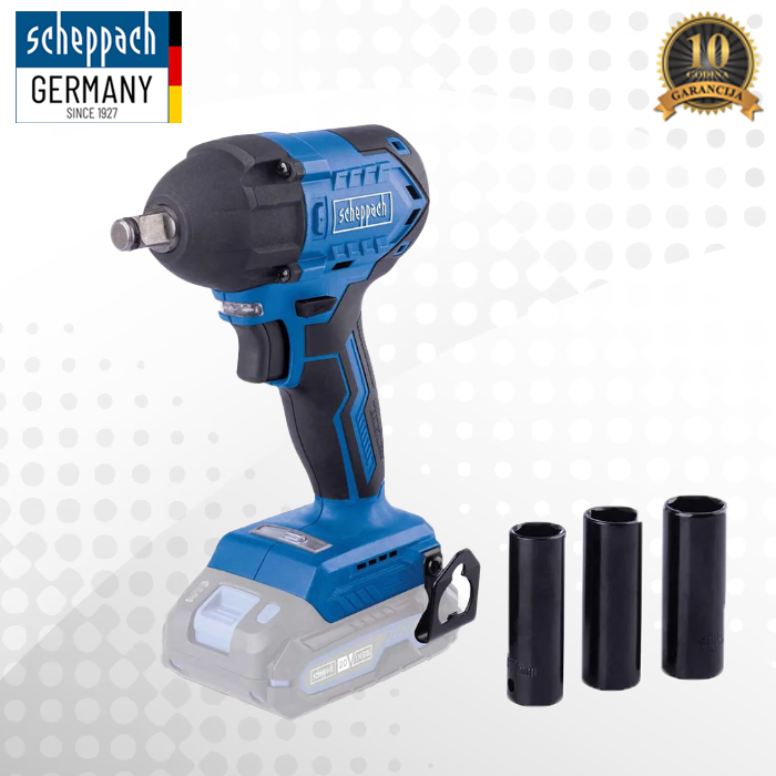 Scheppach aku udarni odvijač 350Nm 1/2 Brushless IXES BC-IW350-X