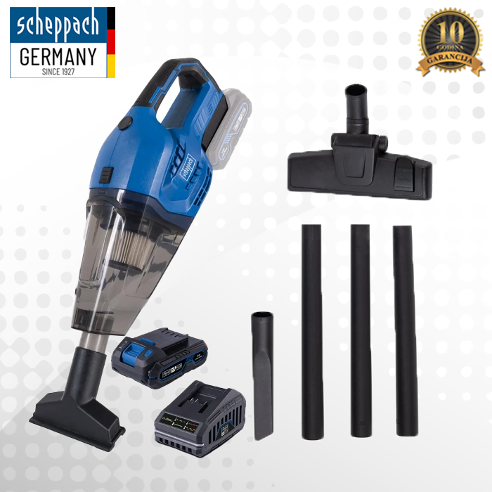 Scheppach aku štapni usisivač IXES C-HVC150-X – SET S 1x2Ah