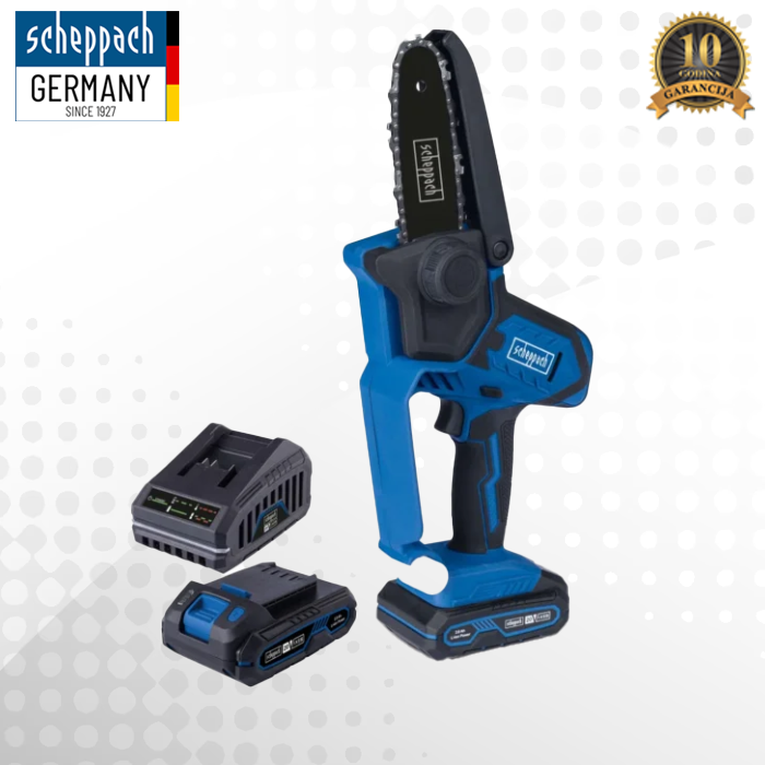 Scheppach aku lančana pila testera IXES C-PS100-X Set S2 2x2Ah